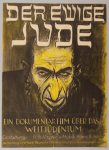 Ein Plakat mit einem Männergesicht. (Text mit KI erstellt)